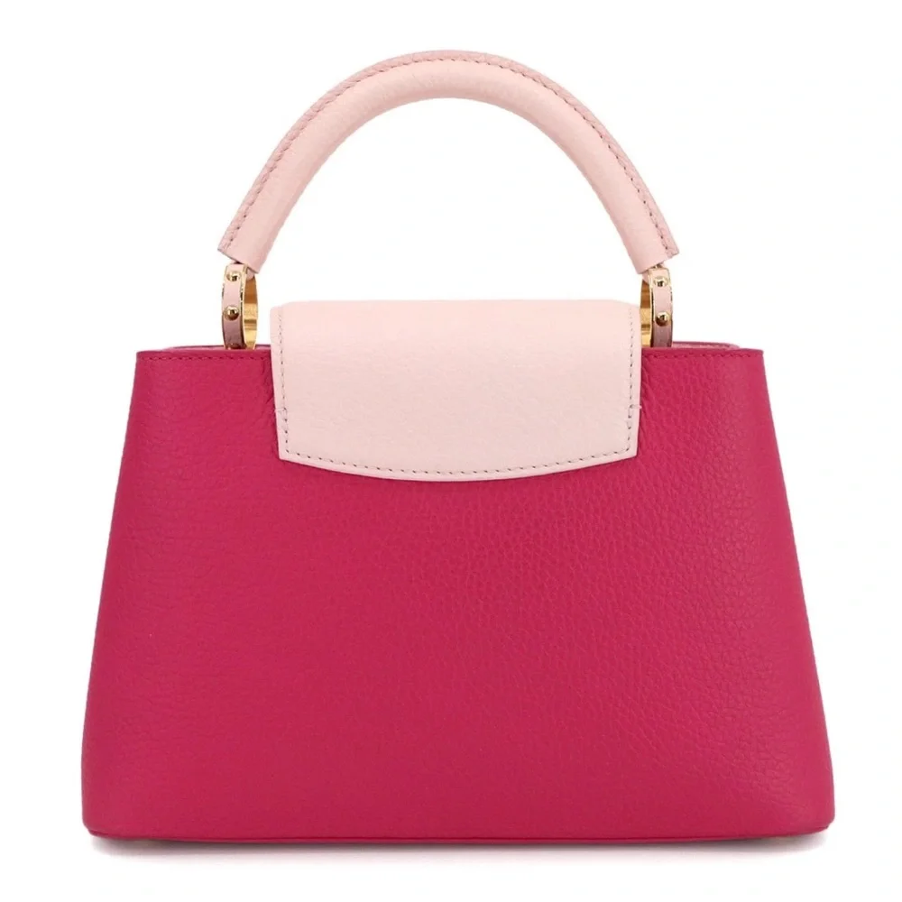 LOUIS VUITTON Capucines BB 2way Hand Shoulder Bag Taurillon Pink 90302134 - Picture 3 of 11